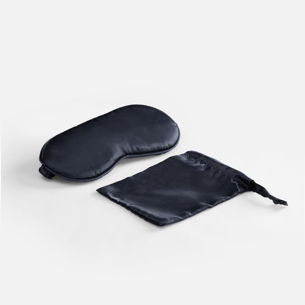 Маска для сна Dormio, темно-серая (графит) с логотипом