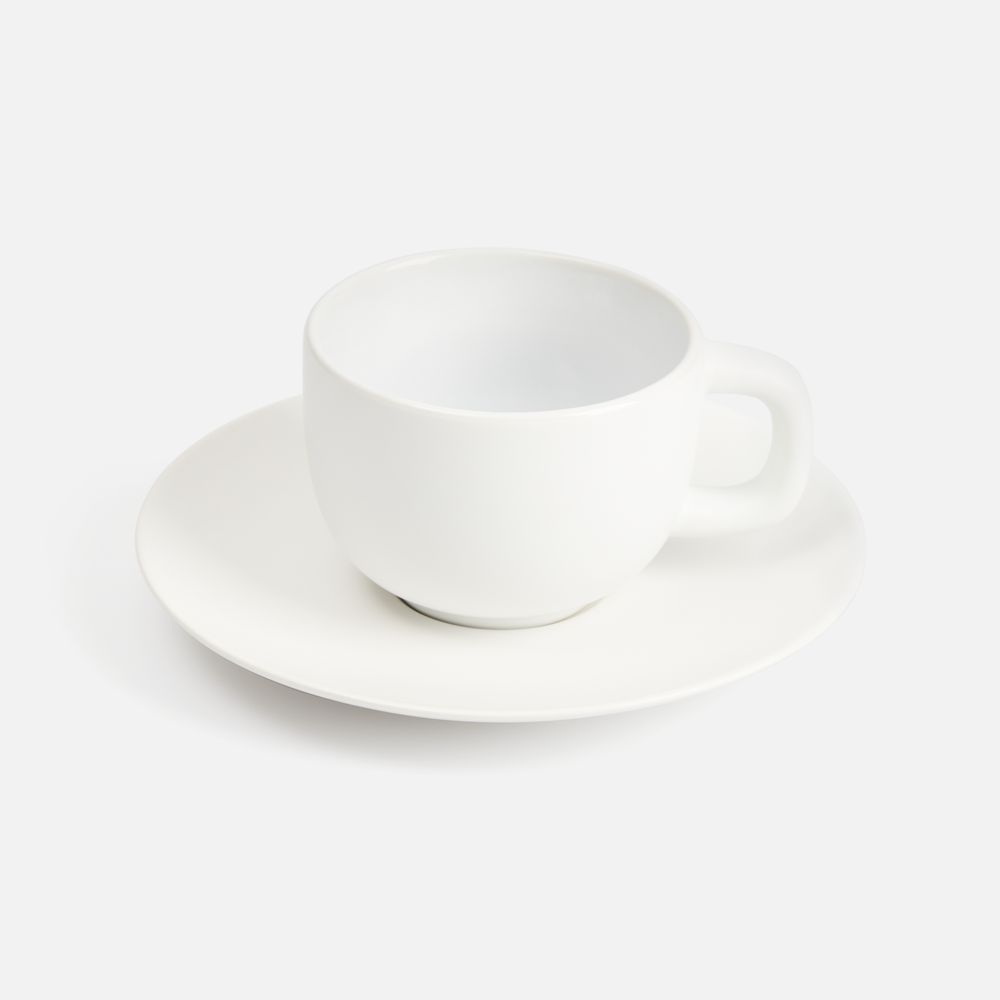 Чайные наборы с печатью логотипа. Чайная пара Stansa по цене 456 ₽ руб. (артикул 18275.60) Чайная пара Stansa, белая