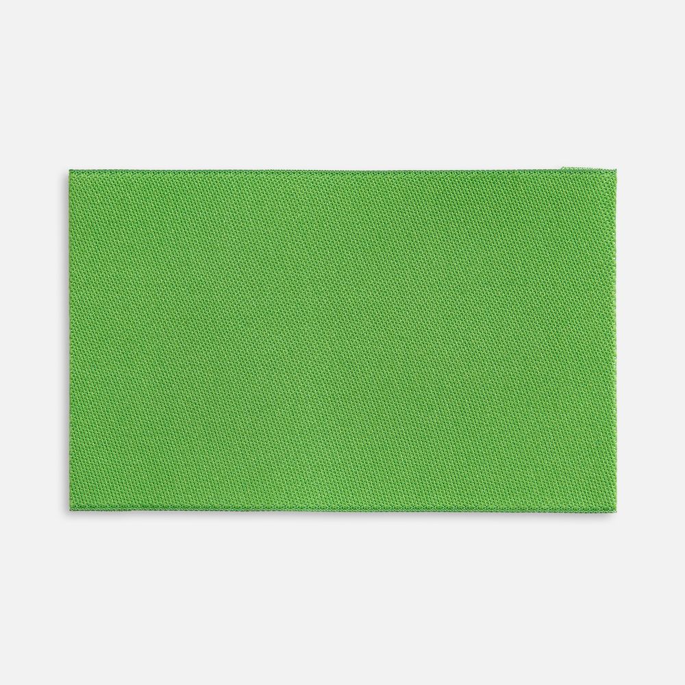 Лейбл тканевый Epsilon, XL, зеленый (оливковый) с логотипом