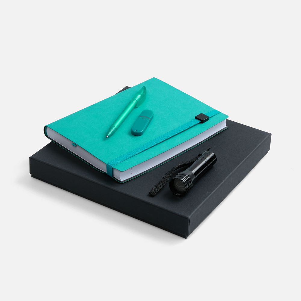 Набор Vivid Maxi, бирюзовый с логотипом