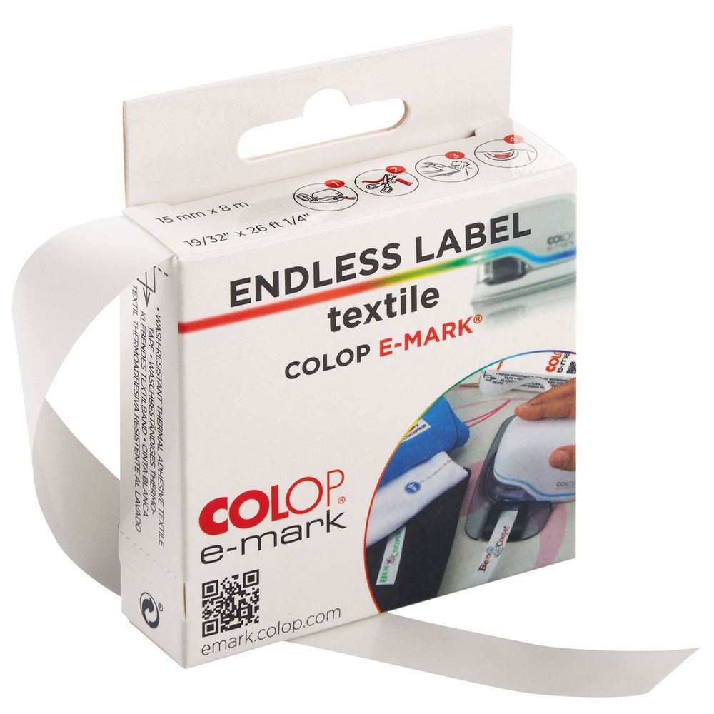 Термоклеевая лента Colop E-mark для текстиля с логотипом