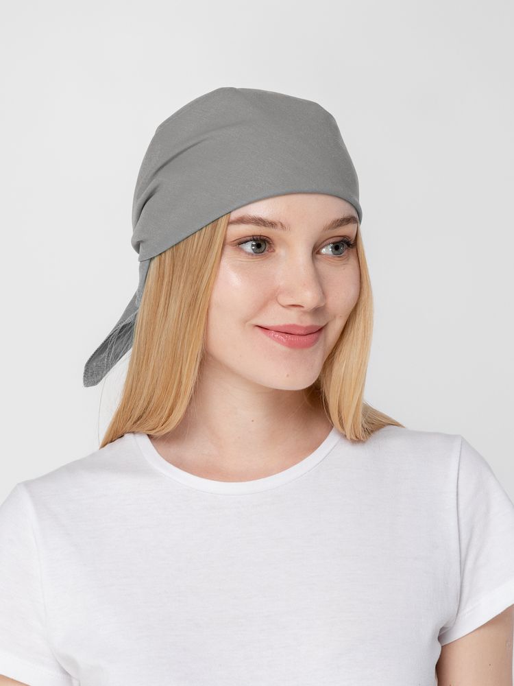 Бандана Overhead, серая с логотипом