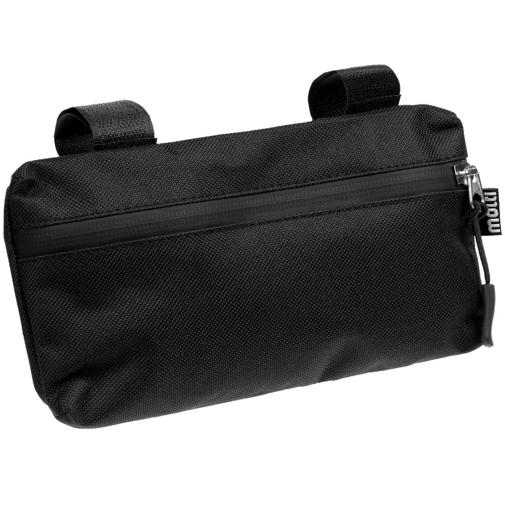 Велосумка Eager, черная с логотипом