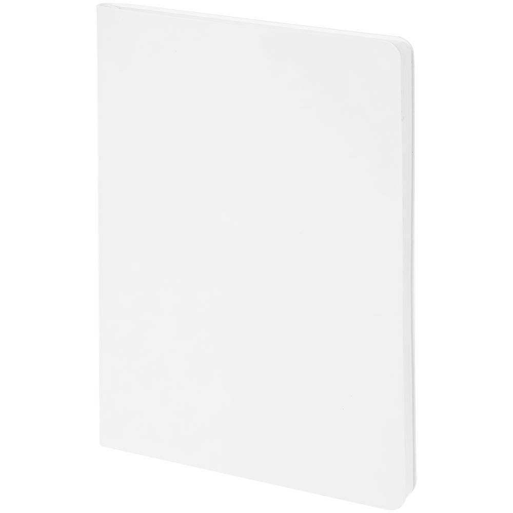 Блокнот Flex Shall, белый с логотипом