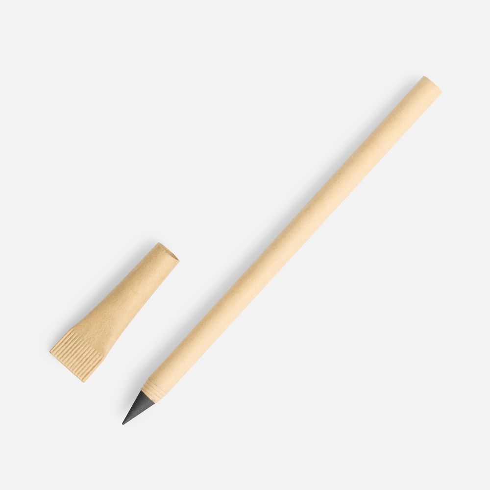 Вечный карандаш Carton Inkless, неокрашенный с логотипом