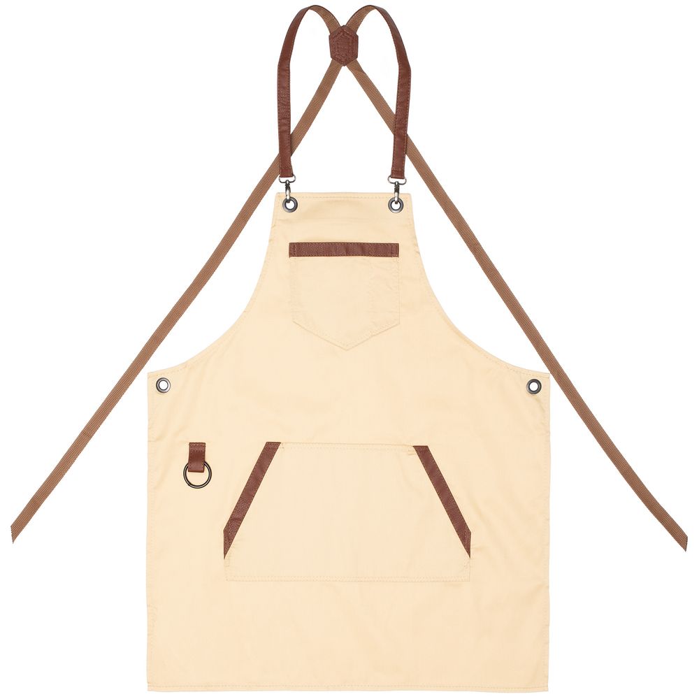 Фартук Abilita, бежевый с логотипом