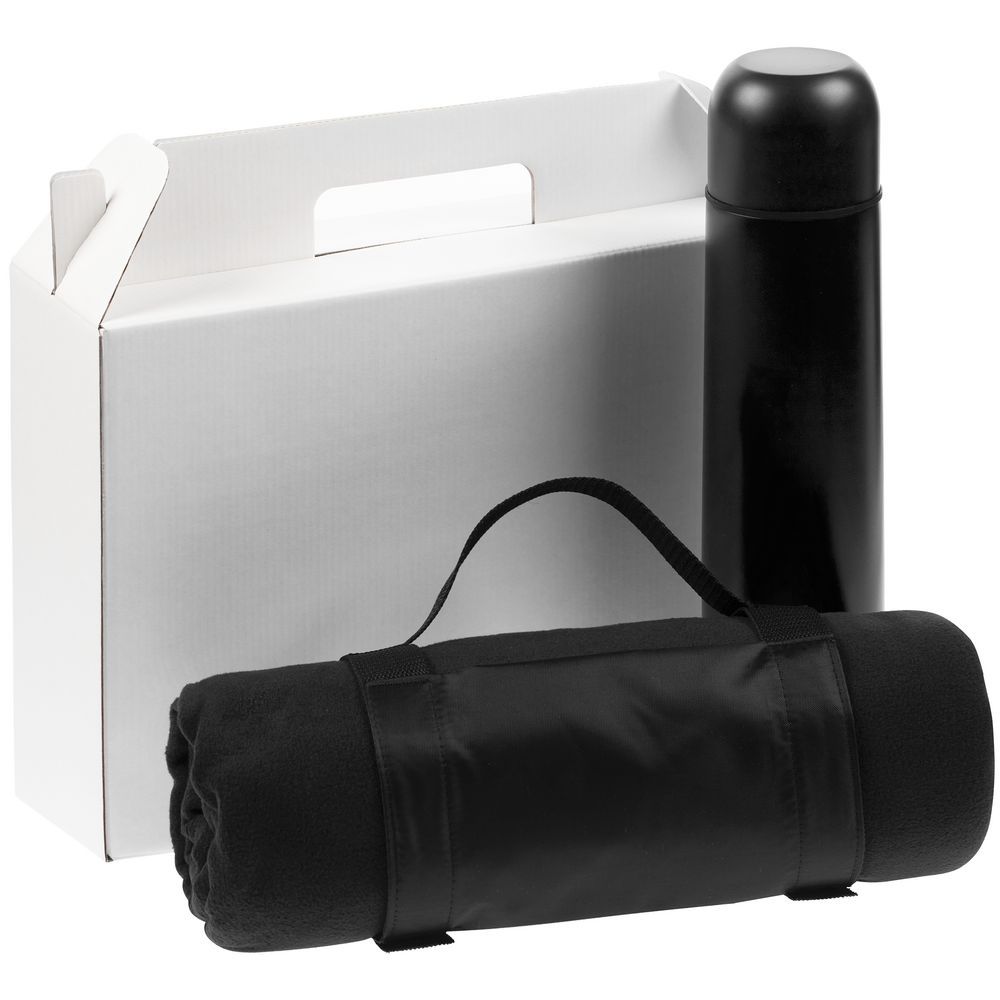 Набор Warmheart, черный с логотипом