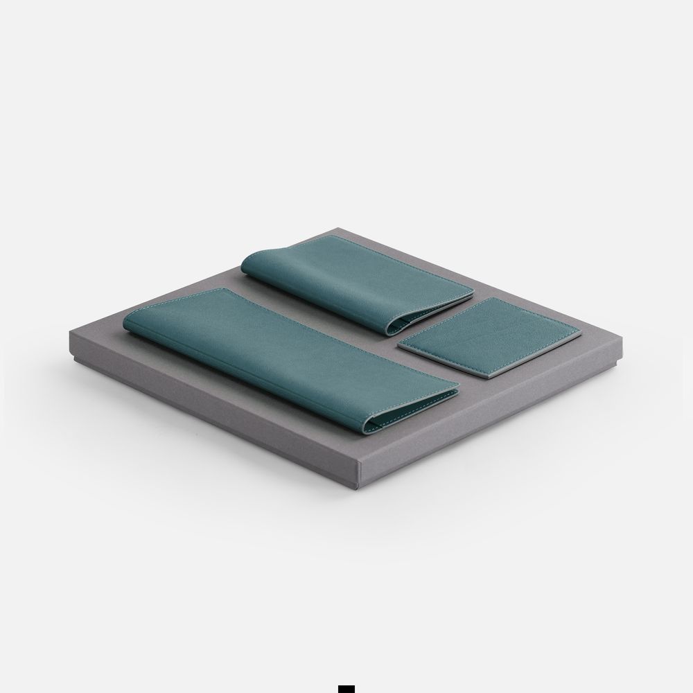 Набор Petrus Trio, голубой с логотипом