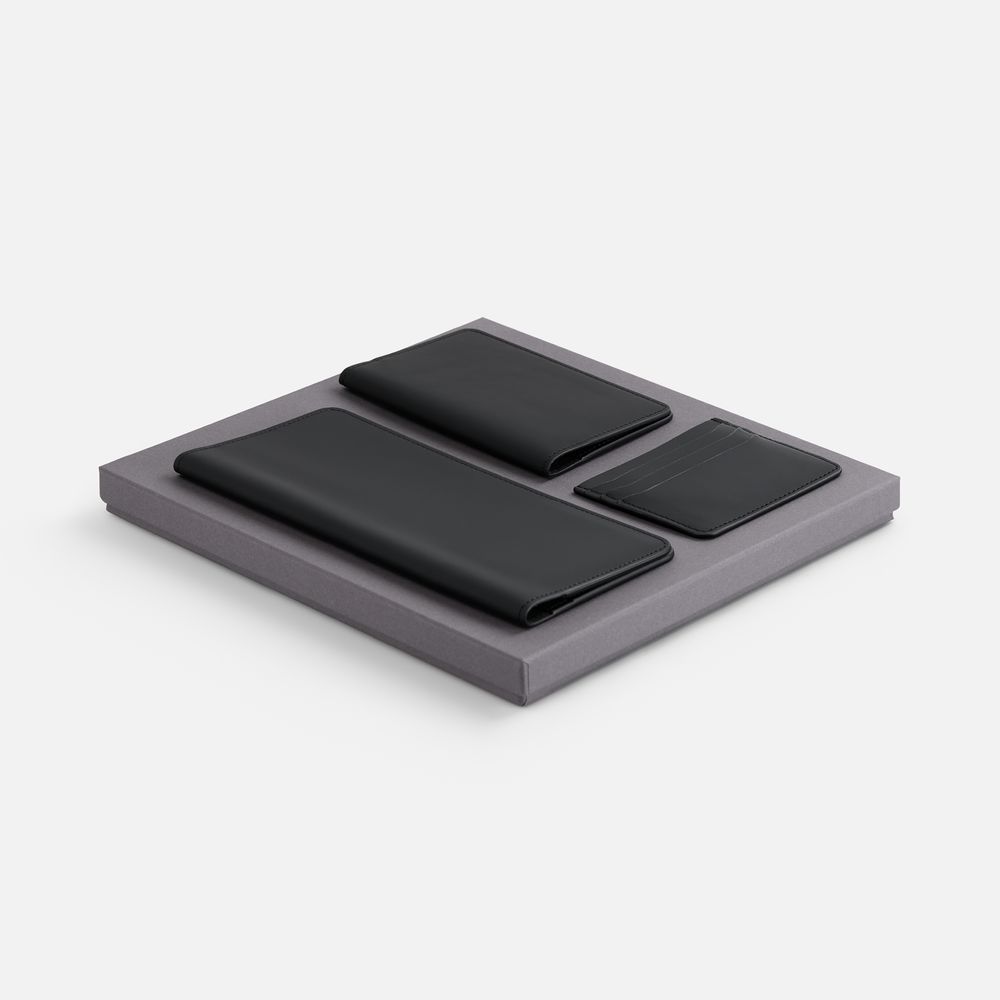 Набор Alaska Trio, черный с логотипом