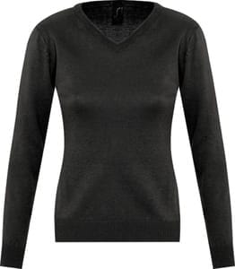 Джемпер женский Galaxy Women, черный с логотипом