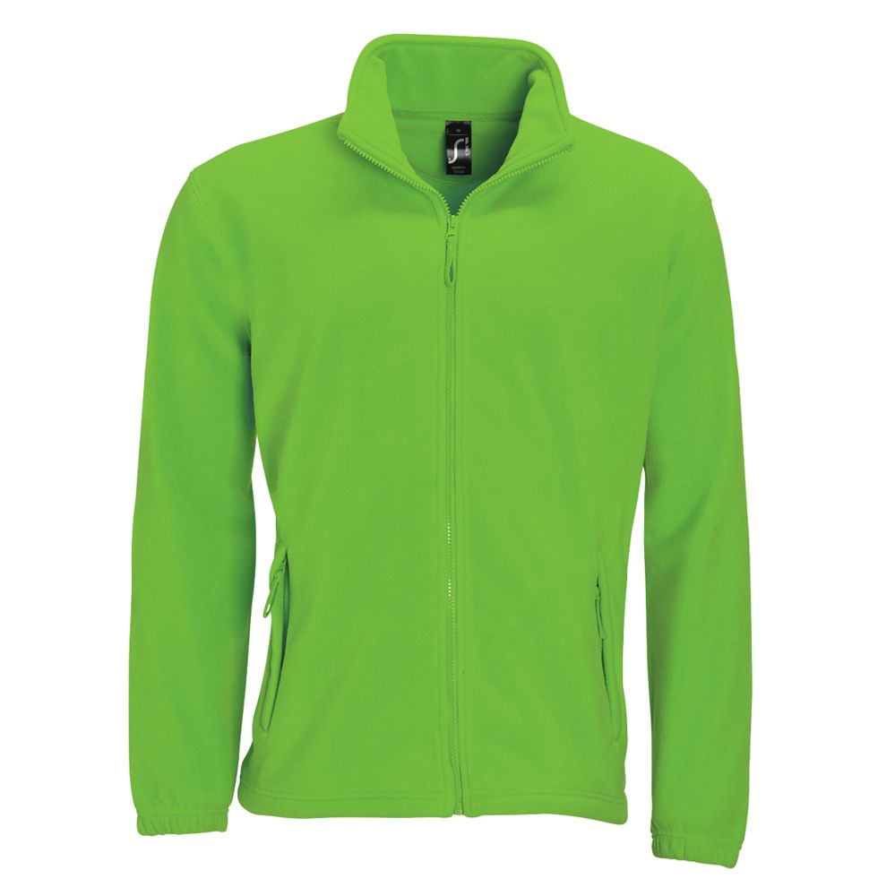 Куртка мужская North 300, зеленый лайм с логотипом