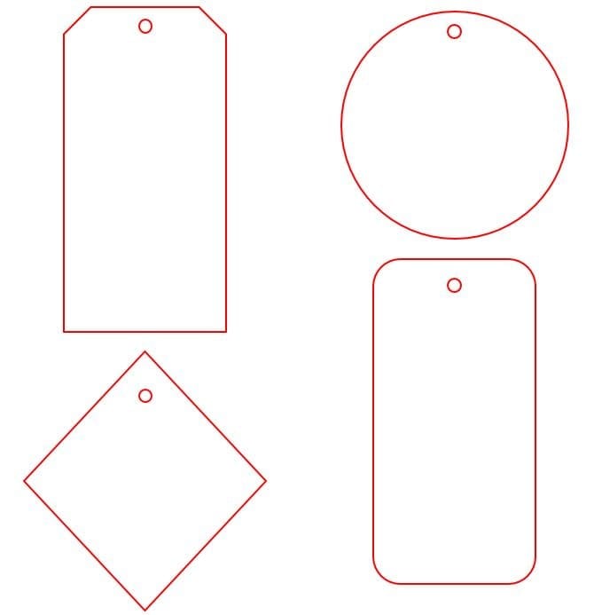 Заготовка из бумаги Paper, S с логотипом