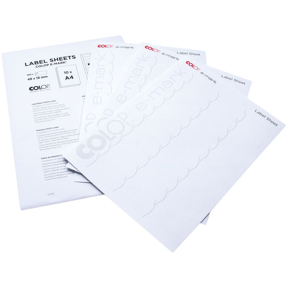 Наклейки Colop E-mark с логотипом