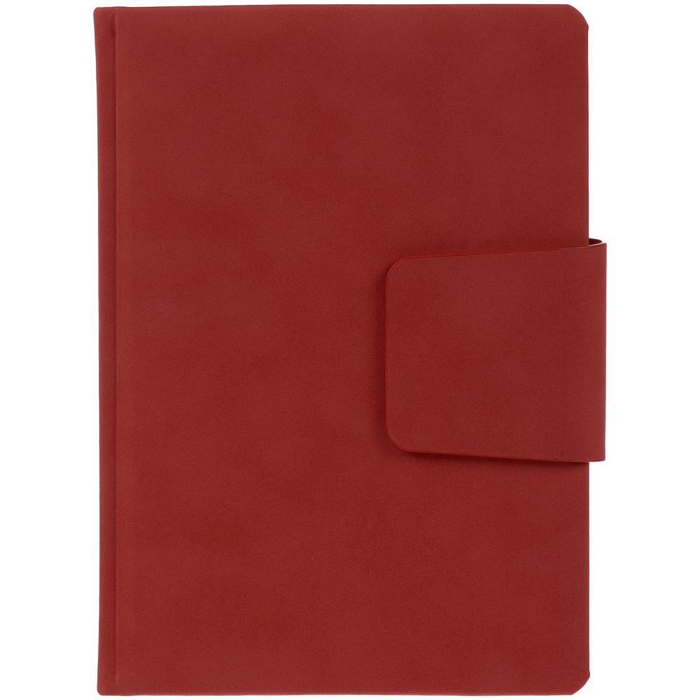 Ежедневник Capital, недатированный, красный с логотипом