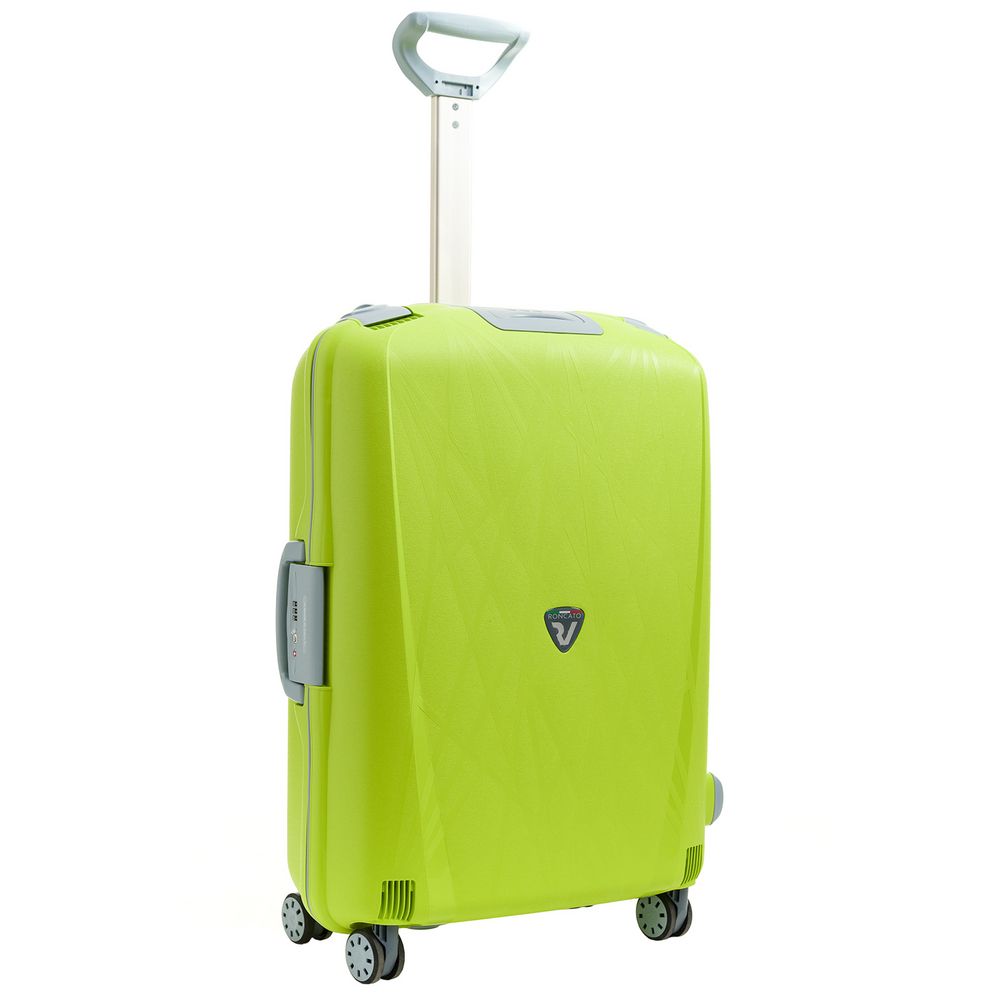 Чемодан Light Ltd Edition M, зеленый с логотипом