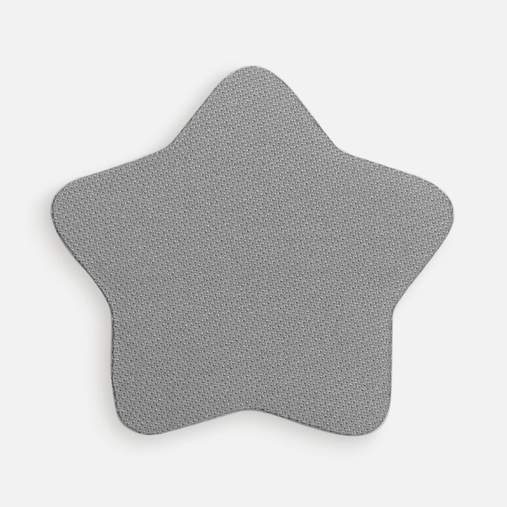 Наклейка тканевая Lunga Bial, M, серая с логотипом