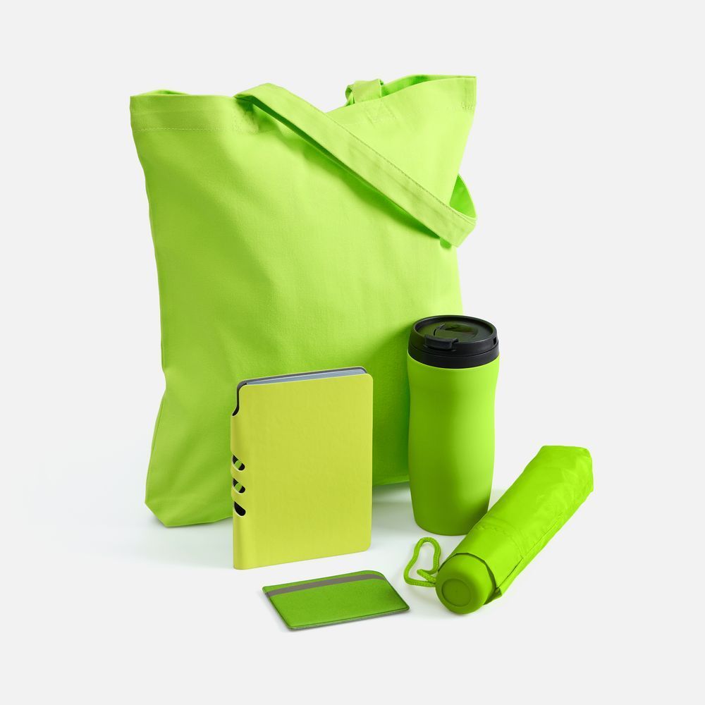 Набор Dual Umbrella, зеленое яблоко с логотипом