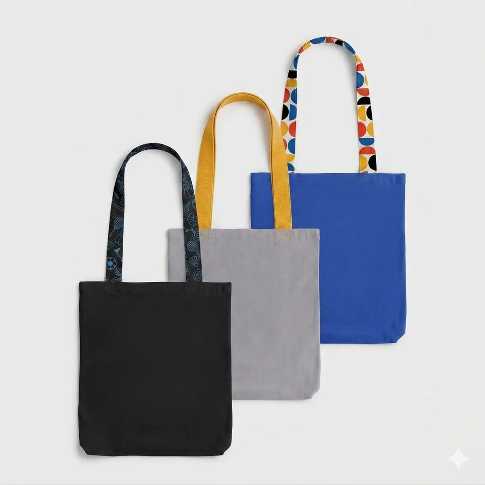 Шопер-конструктор Bolsa с широкими ручками с полноцветной печатью с логотипом