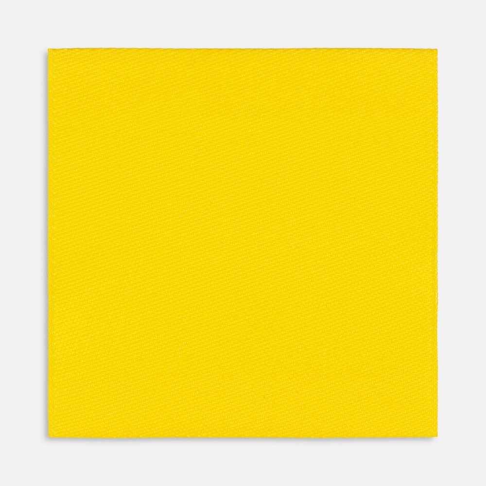 Лейбл тканевый Epsilon, L, желтый с логотипом