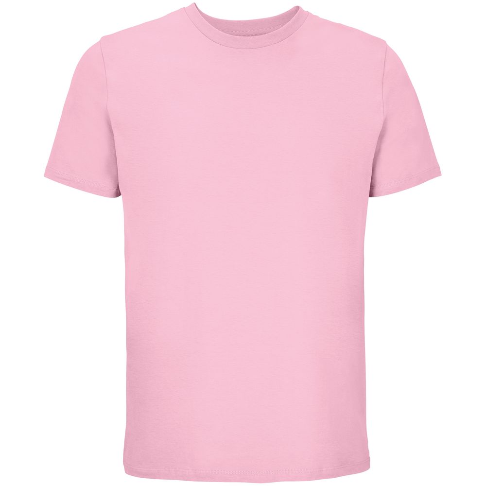 Футболка унисекс Legend, розовая (candy) с логотипом