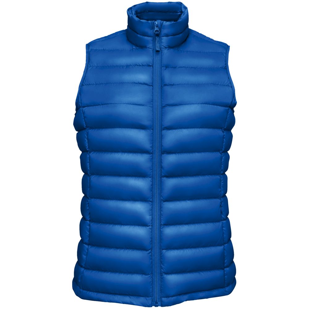 Жилет женский Wilson BW Women, ярко-синий с логотипом