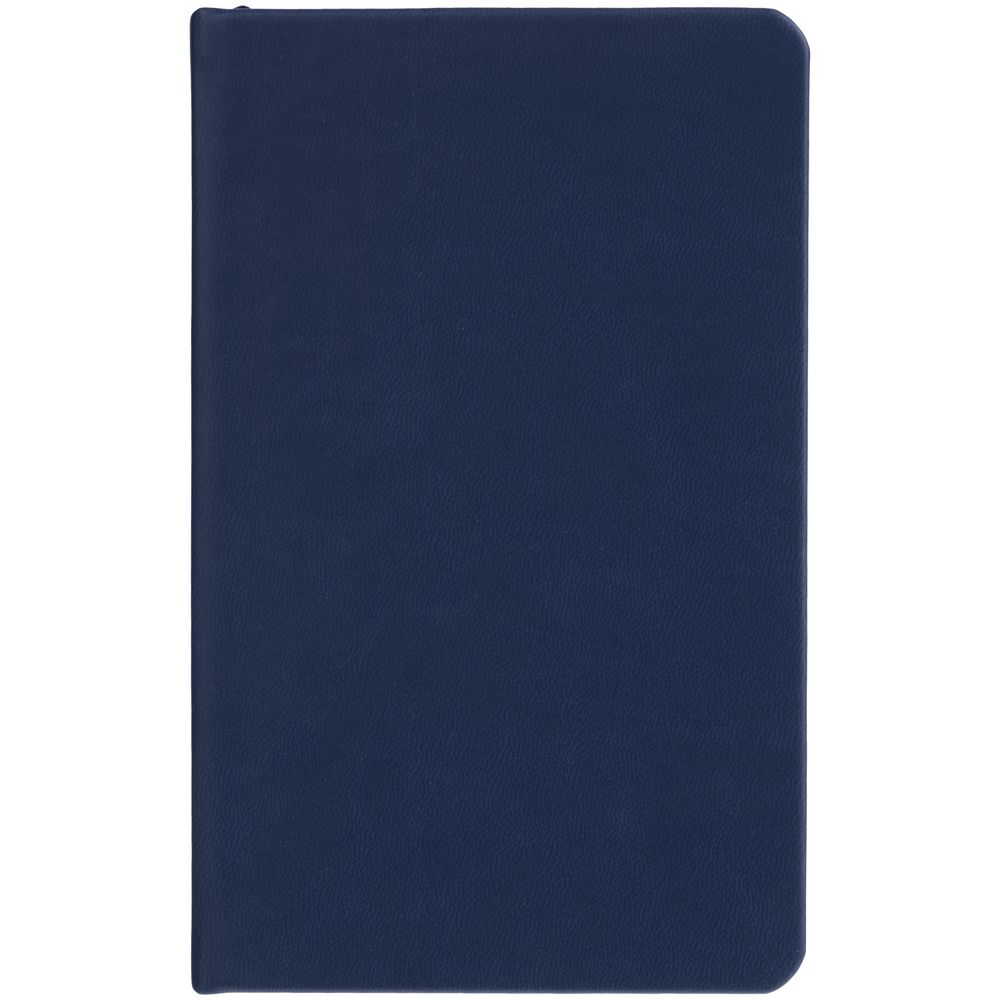 Блокнот Cluster Mini в клетку, темно-синий с логотипом