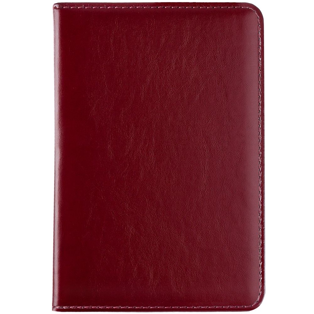 Обложка для паспорта Signature, бордовая с логотипом