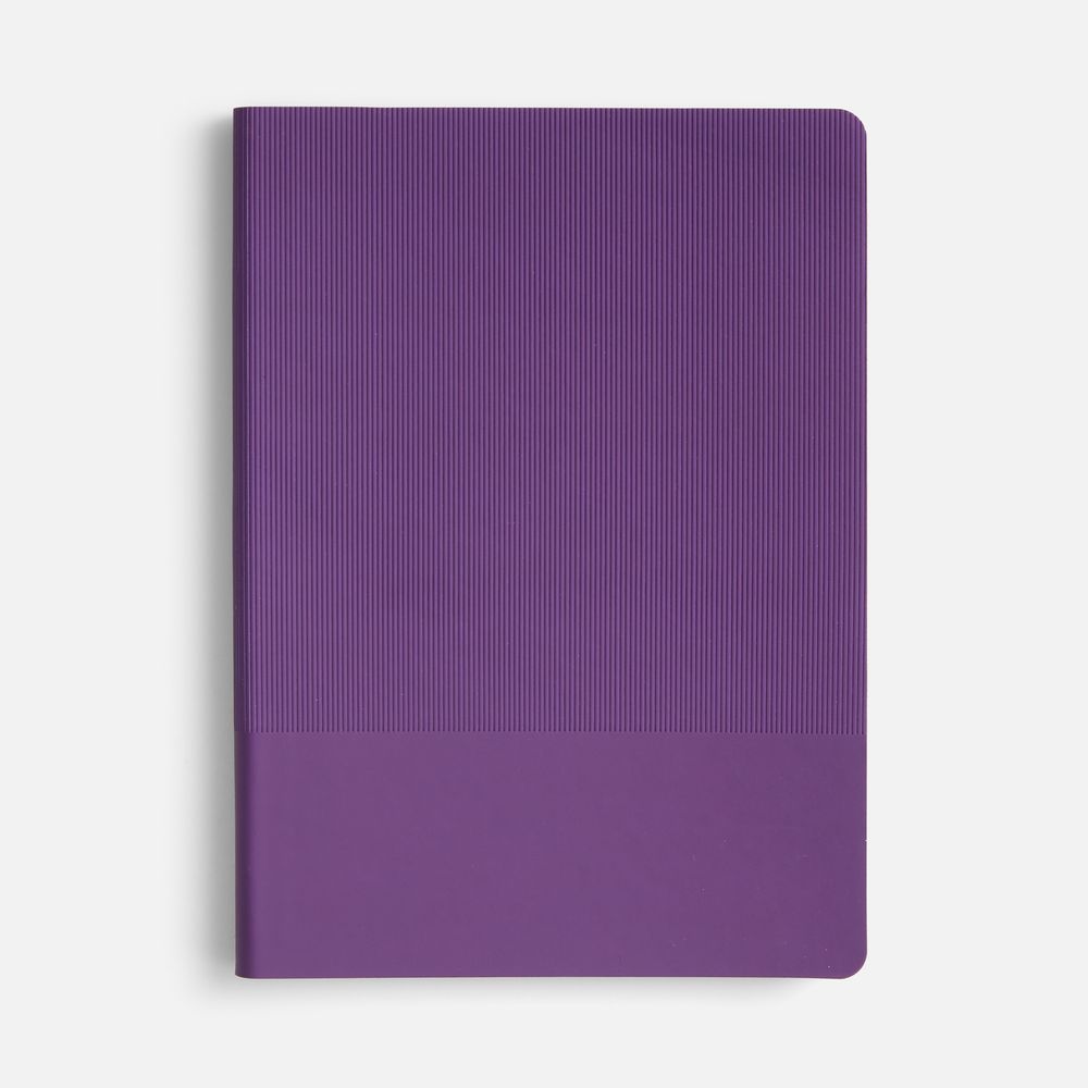 Ежедневник Vale New, недатированный, фиолетовый с логотипом