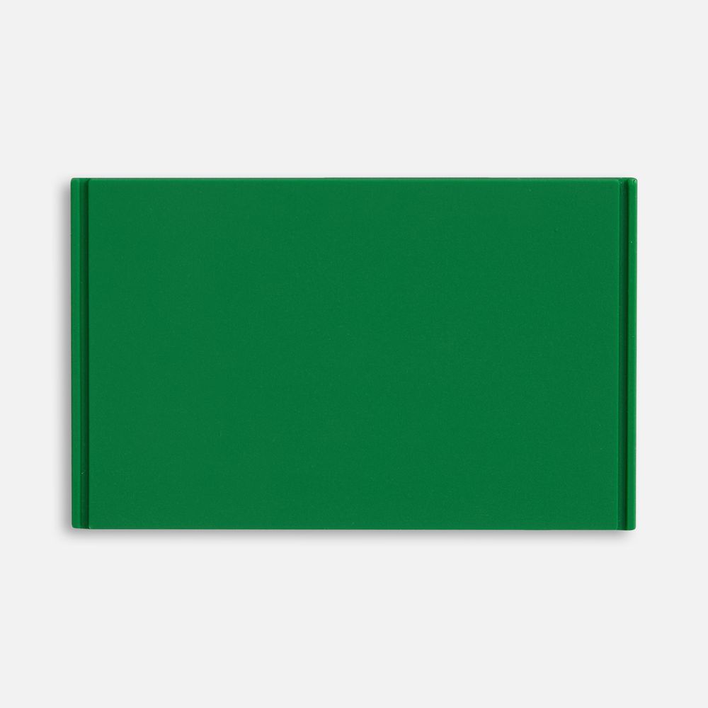 Лейбл из ПВХ Dzeta, XL, зеленый с логотипом