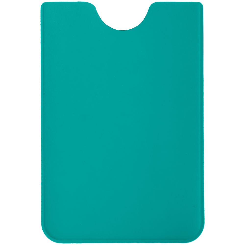 Чехол для карточки Dorset, бирюзовый с логотипом