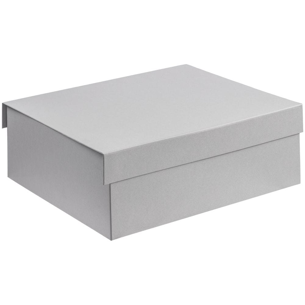 Коробка My Warm Box, серая с логотипом