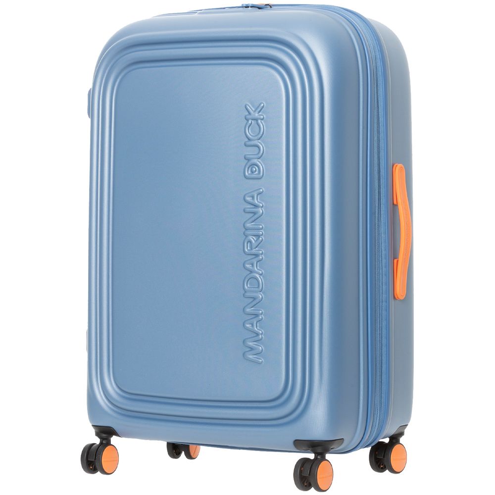 Чемодан Logoduck L, джинсовый с логотипом