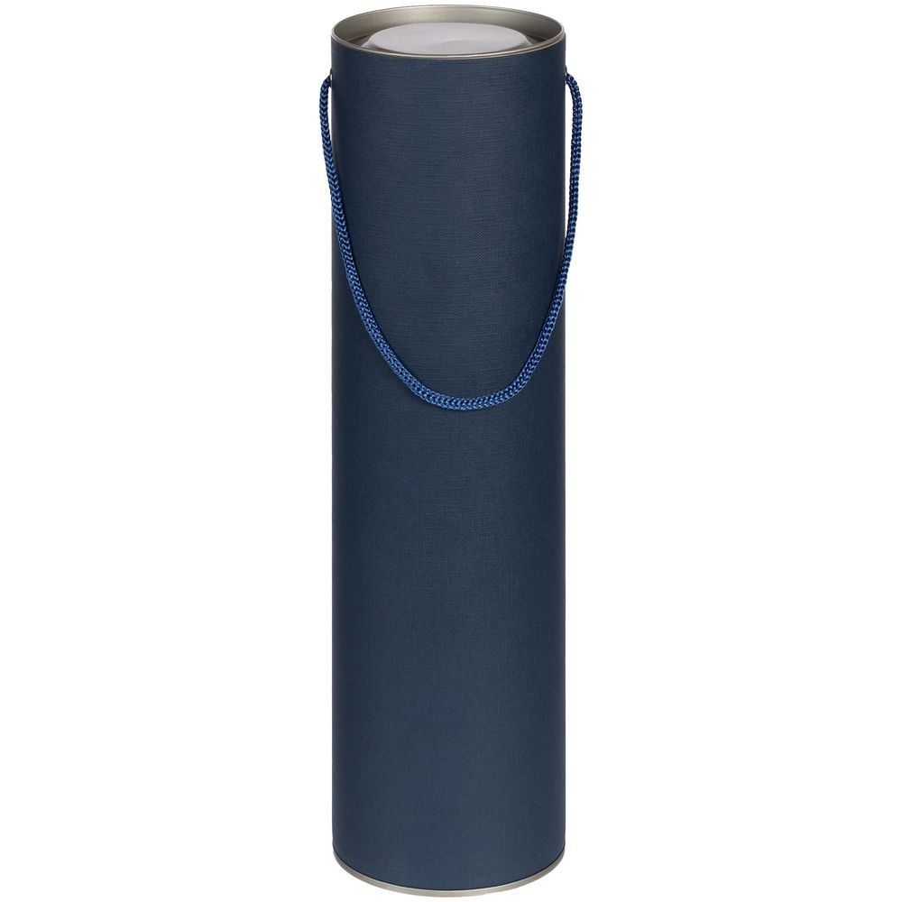 Тубус для бутылки Tinto, синий с логотипом