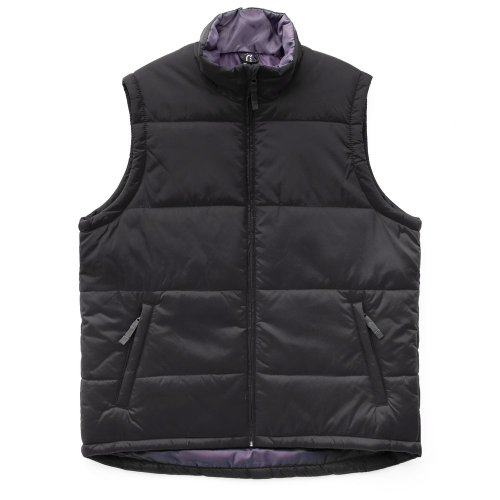 Жилет Warm черный с логотипом