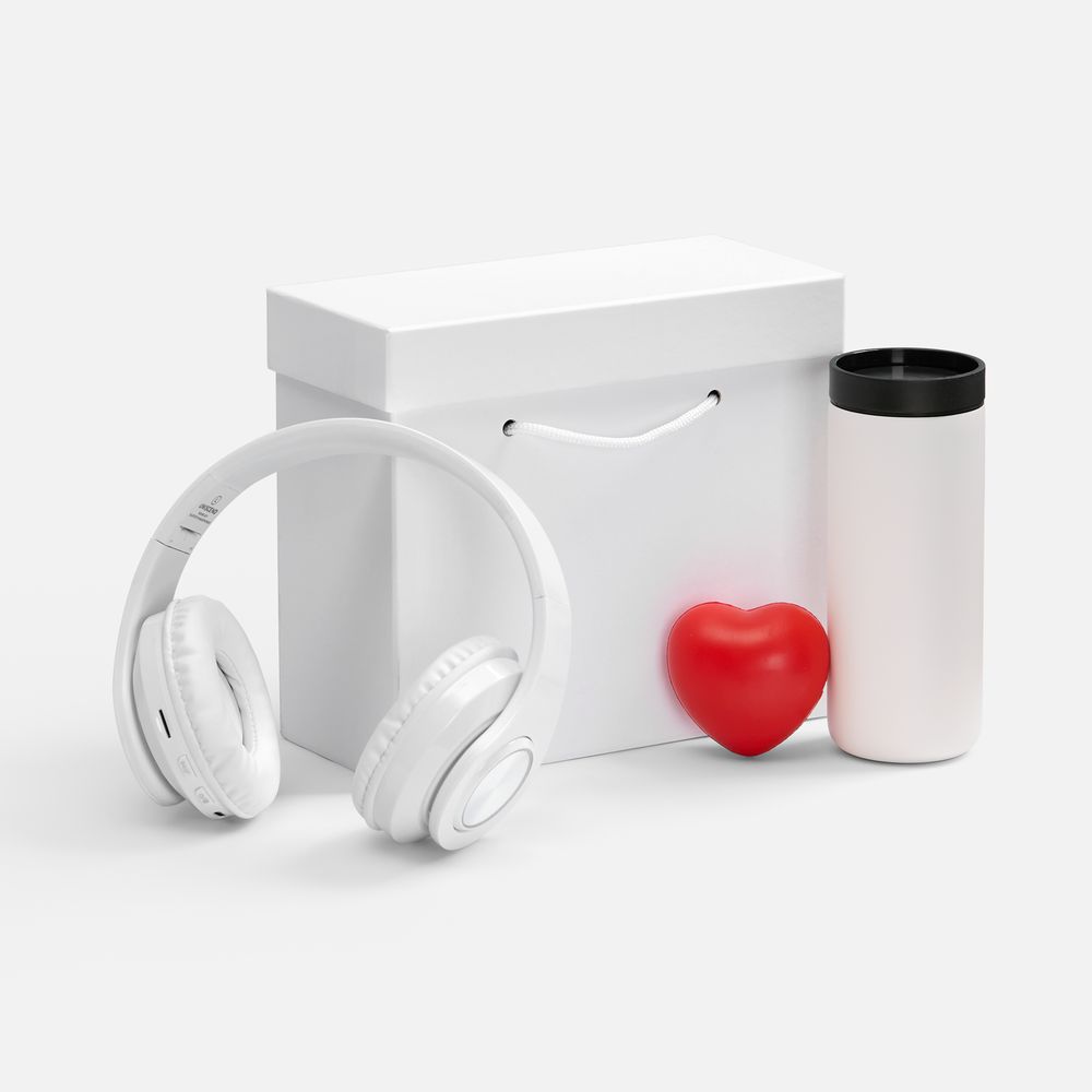 Набор HeatBeat, белый с логотипом