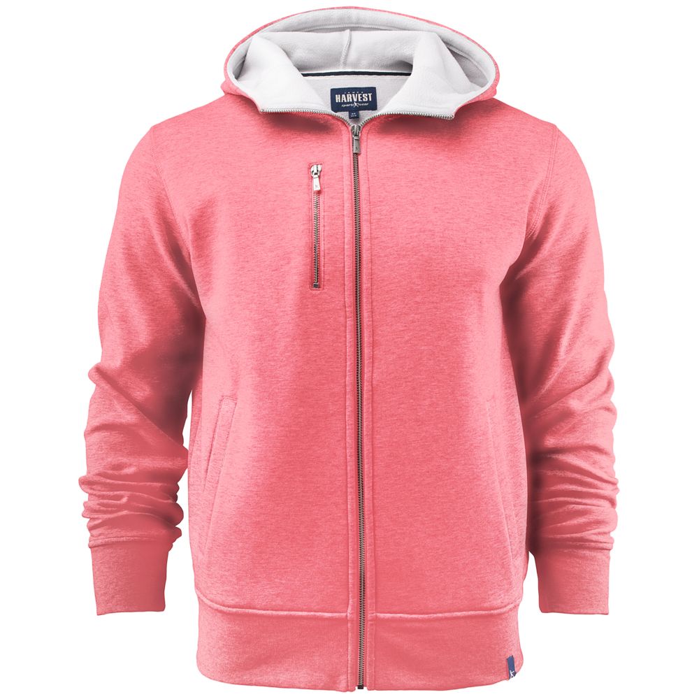 Толстовка мужская Parkwick красный меланж с логотипом