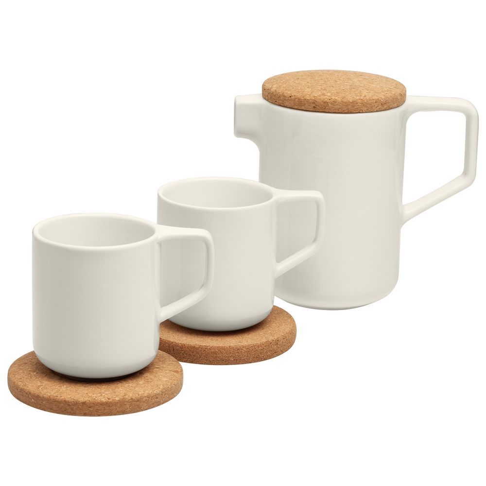 Чайные наборы с печатью логотипа. Набор Riposo на 2 персоны по цене 4 175 ₽ руб. (артикул 55557.02) Набор Riposo на 2 персоны, малый