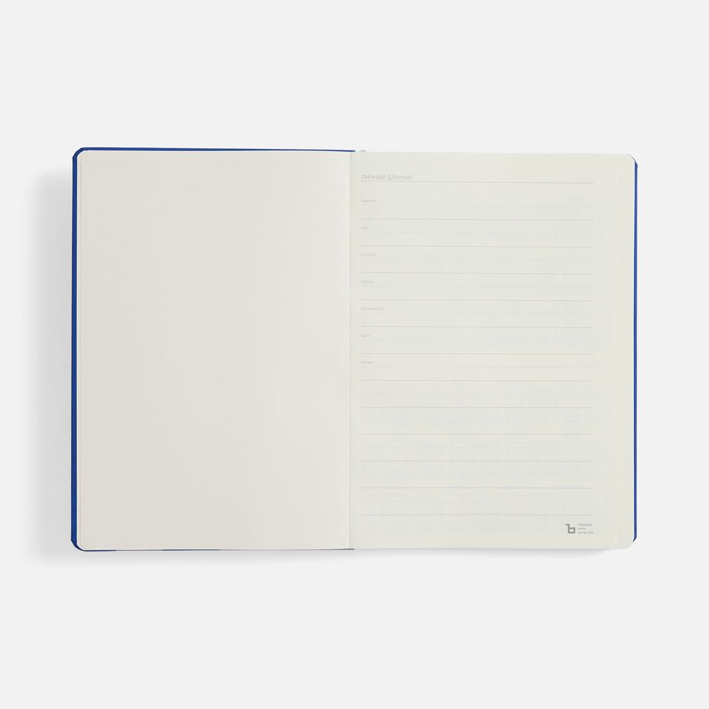 Ежедневники с логотипом с печатью логотипа. Ежедневник Urban Hard, недатированный по цене 902 ₽ руб. (артикул 72079.40) Ежедневник Urban Hard, недатированный, ярко-синий