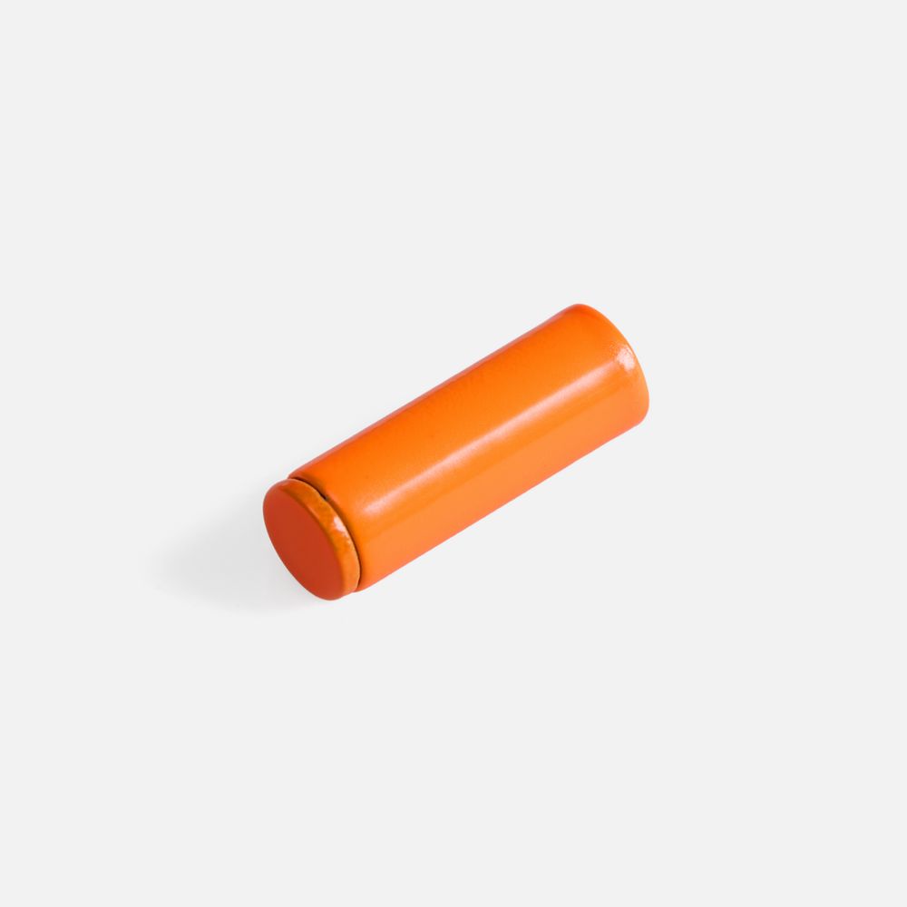 Наконечник для шнурка Nozzle, ver.2, оранжевый неон с логотипом