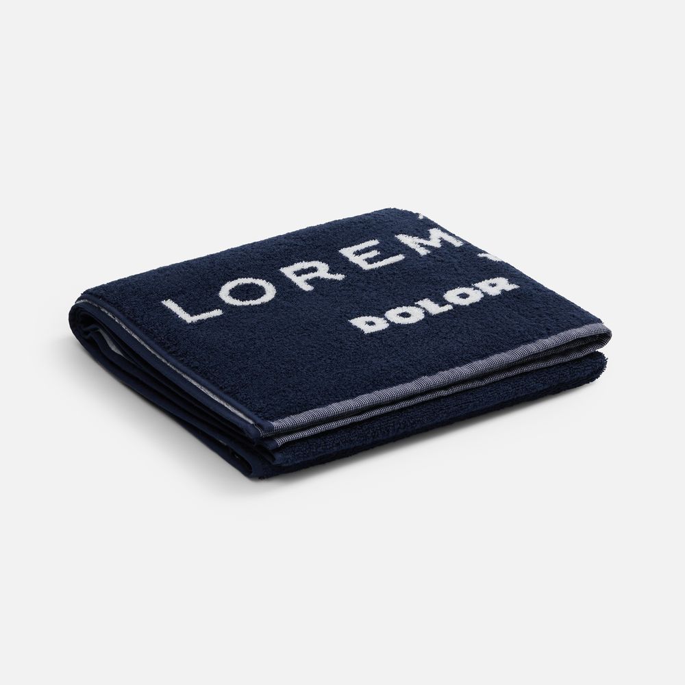 Полотенце на заказ Surpass с пестротканым логотипом, большое с логотипом