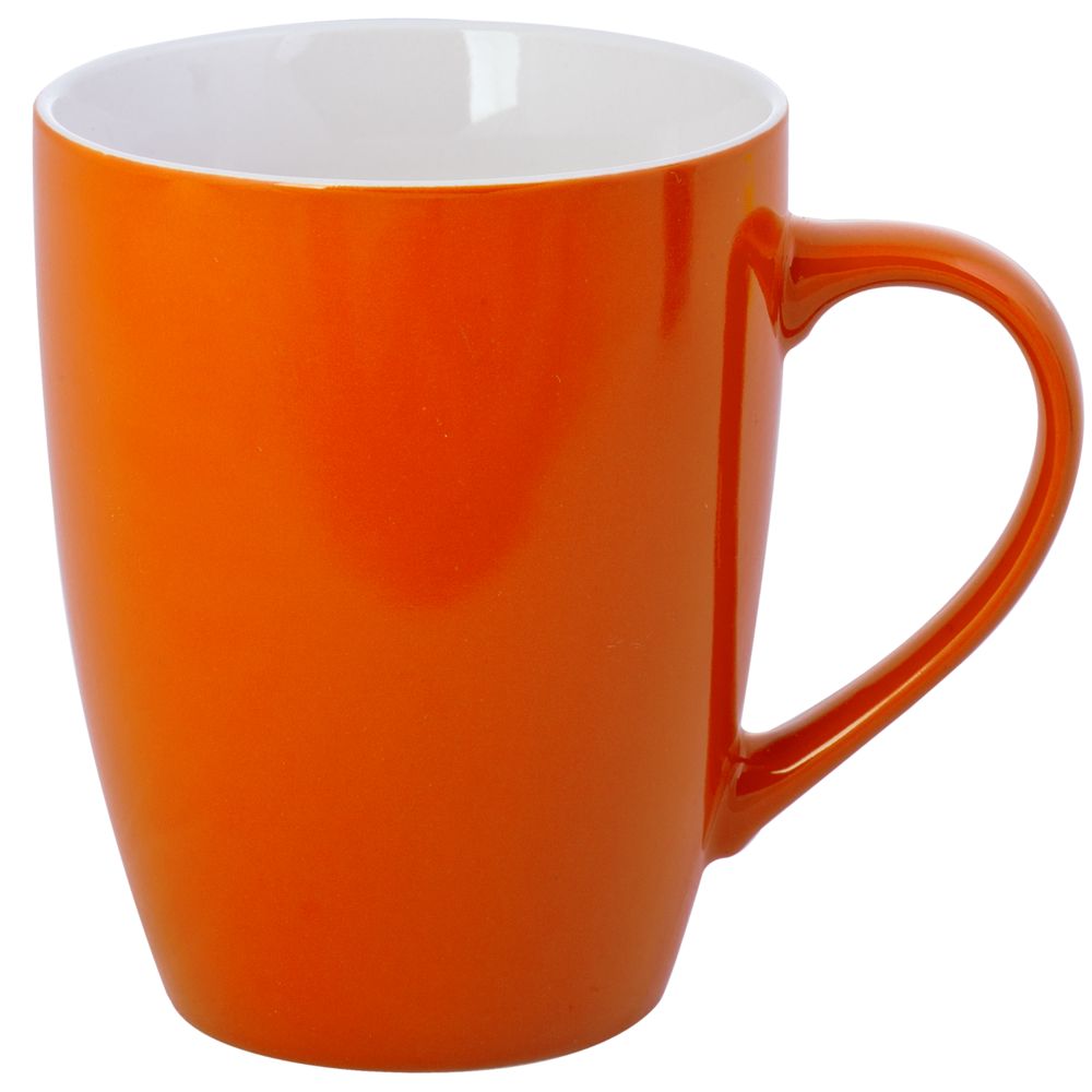 Кружка Good Morning, оранжевая с логотипом