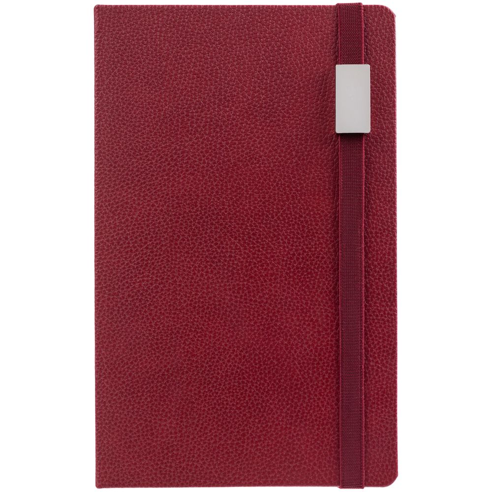 Ежедневник Nova Metal, недатированный, красный с логотипом