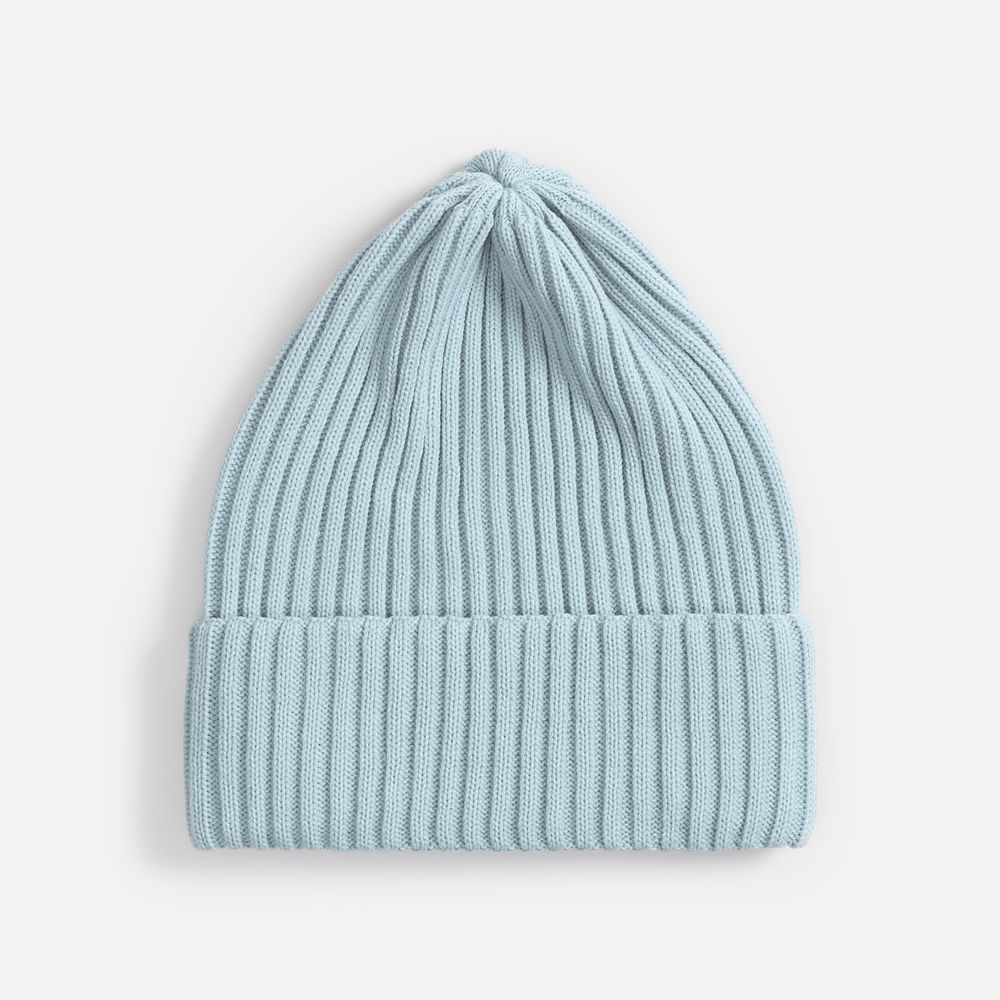 Шапка Yong, светло-голубая с логотипом