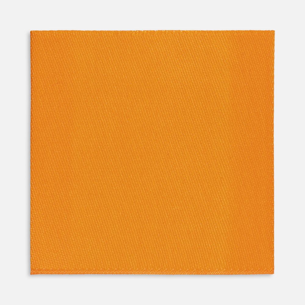 Лейбл тканевый Epsilon, L, оранжевый с логотипом