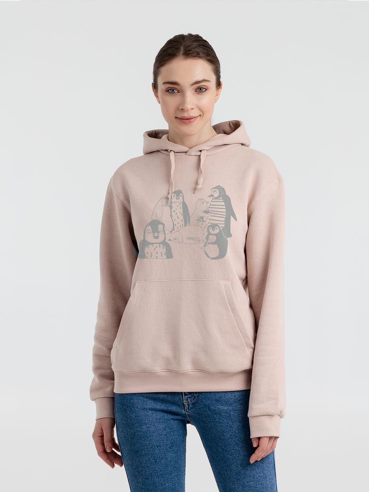 Толстовка Ping Win, розовая с логотипом