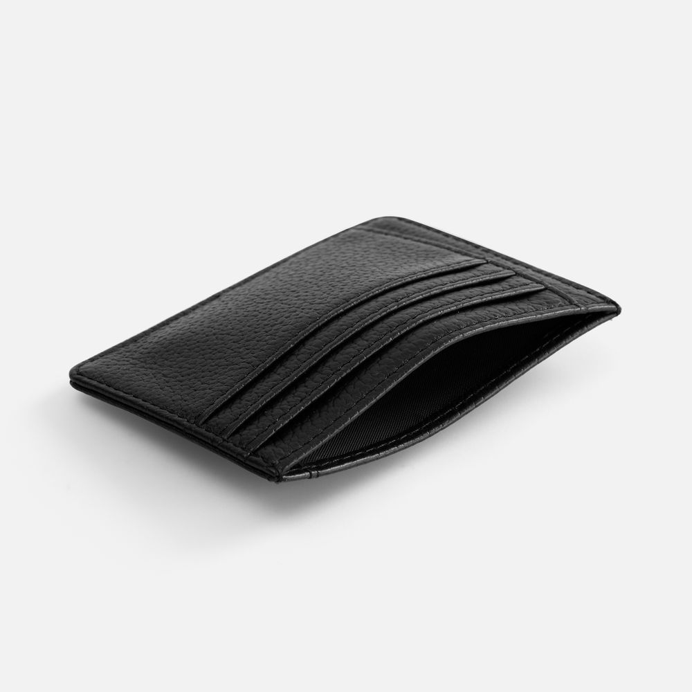 Чехол для карт Unison, черный с логотипом