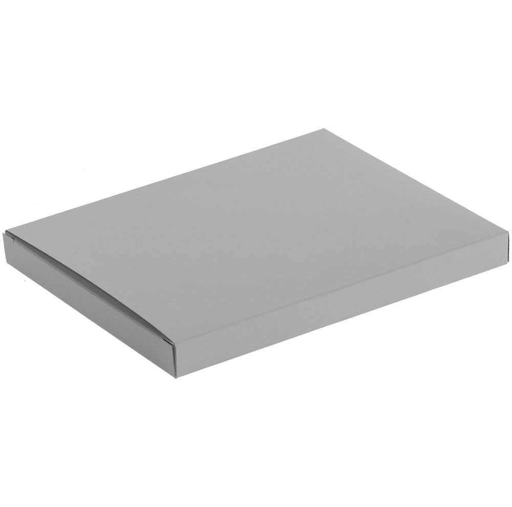 Упаковка под ежедневник Cover Up, серая с логотипом