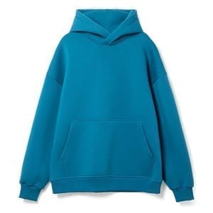 Худи Kulonga Oversize, бирюзовое с логотипом
