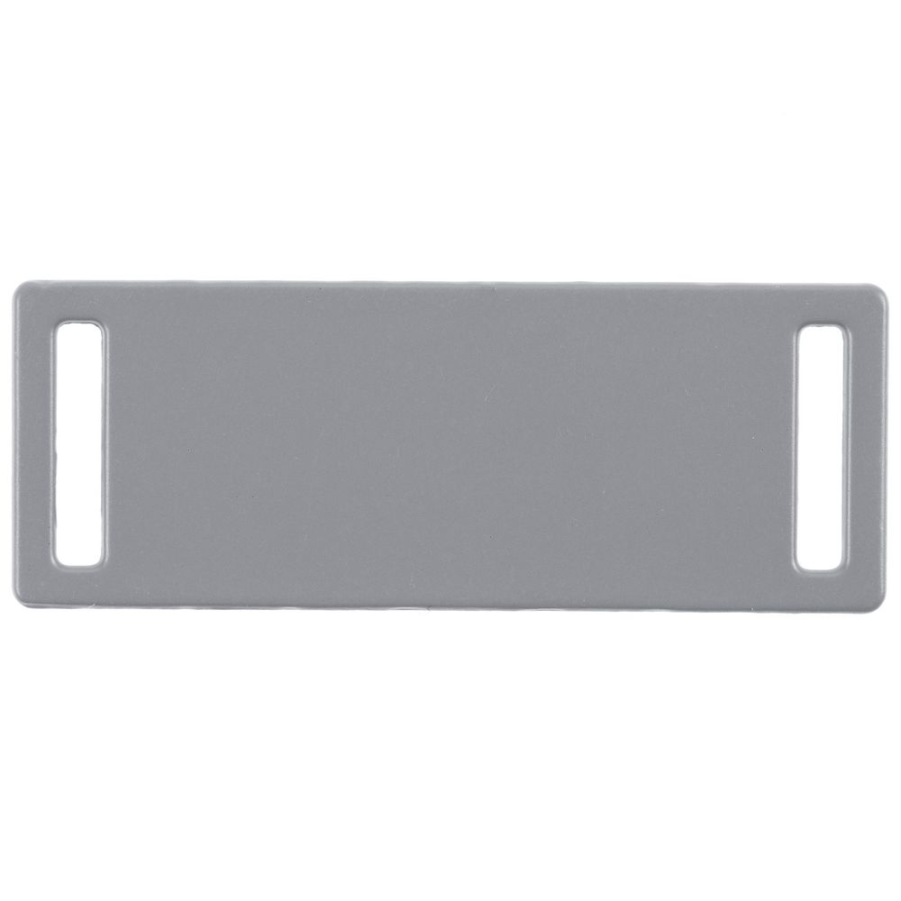 Шильдик металлический Kova, серый с логотипом