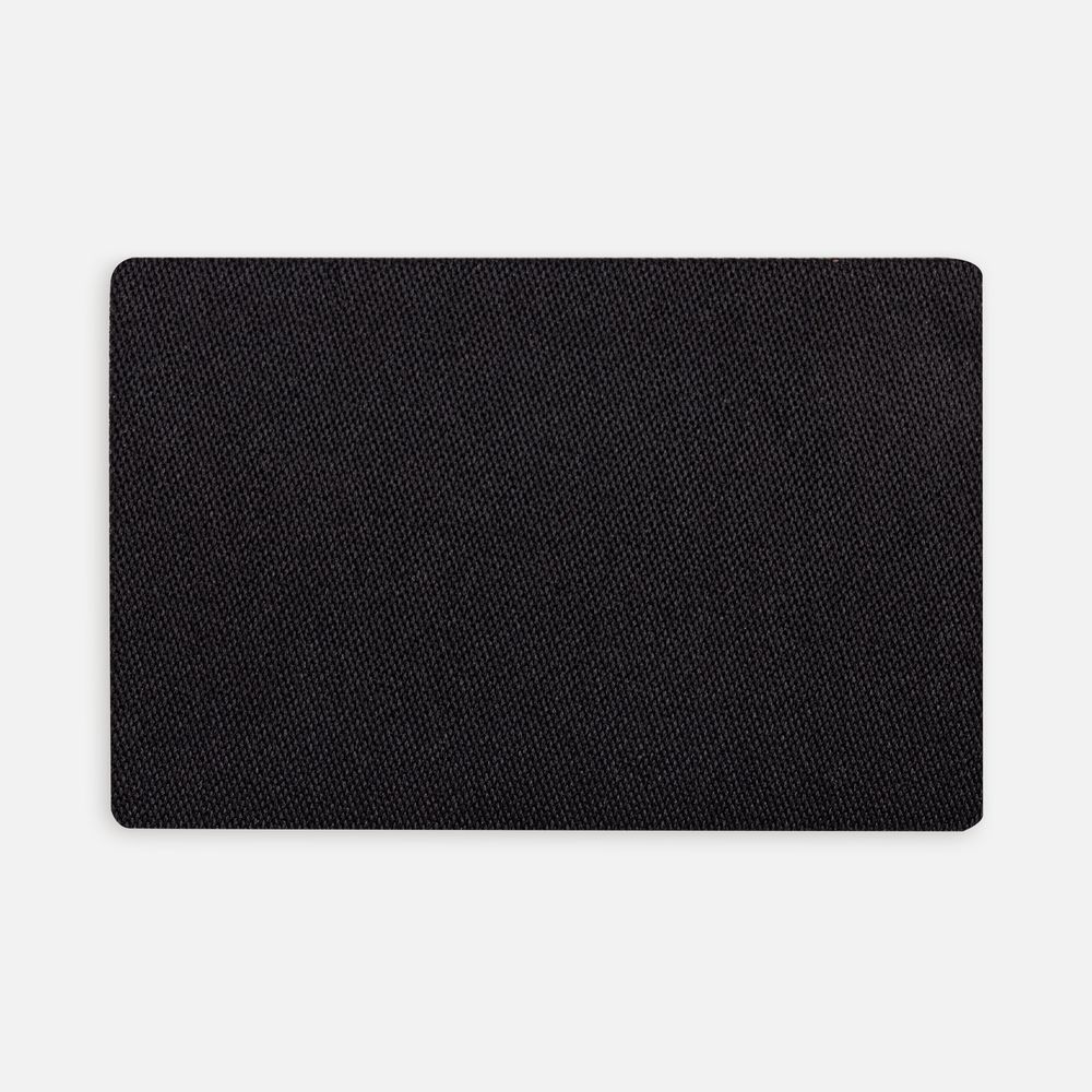 Наклейка тканевая Lunga, L, черная с логотипом